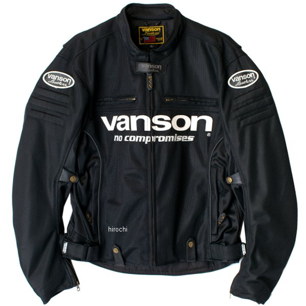 史上一番安い 全商品オープニング価格 バンソン VANSON 2022年春夏モデル メッシュライダースジャケット 黒 白 2XLサイズ VS22105S JP店 rayeye.com rayeye.com